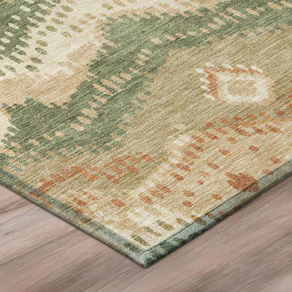 Chantille Machine Washable Indoor/Outdoor Abstract ACN3074 Fern 3 ft. x 4 ft. Area Rug