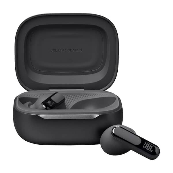 JBL Live Beam 3 Black True Wireless BT NC Closed-Stick Earbud and