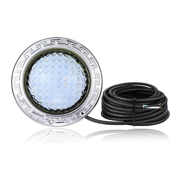 LED Pool Light 100 ft. 120-Volt 10 in. Bulb for Inground Pool Underwater Spa Light Replacement Energy Saving White