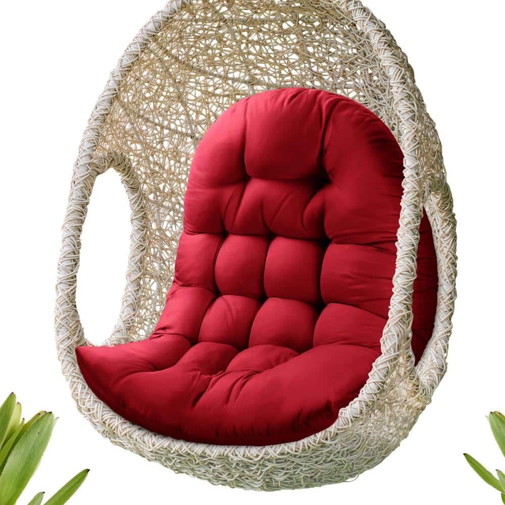 48 x 32 Egg Chair Cushion Replacement, Thick Tufted Hanging Chair Pad with PP Cotton Fill, Burgundy price history on PriceWatchPro