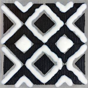 Kuno 6 in. x 6 in. Textured Decorative Ceramic Tile Sample