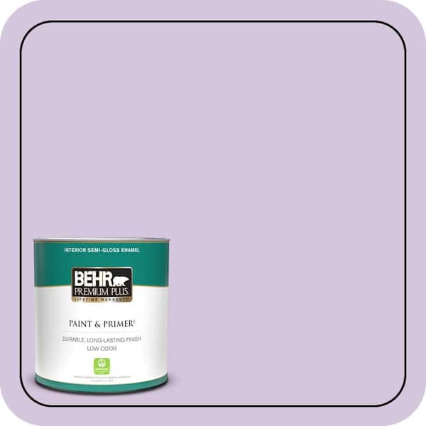 BEHR PREMIUM PLUS 1 qt. #M570-3 On Location Semi-Gloss Enamel Low Odor Interior Paint & Primer