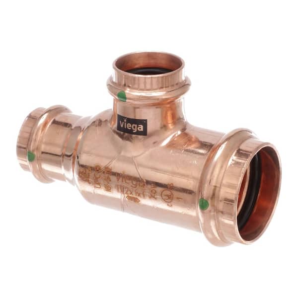 Viega ProPress 1-1/2 in. x 1 in. x 1 in. Press Copper Tee