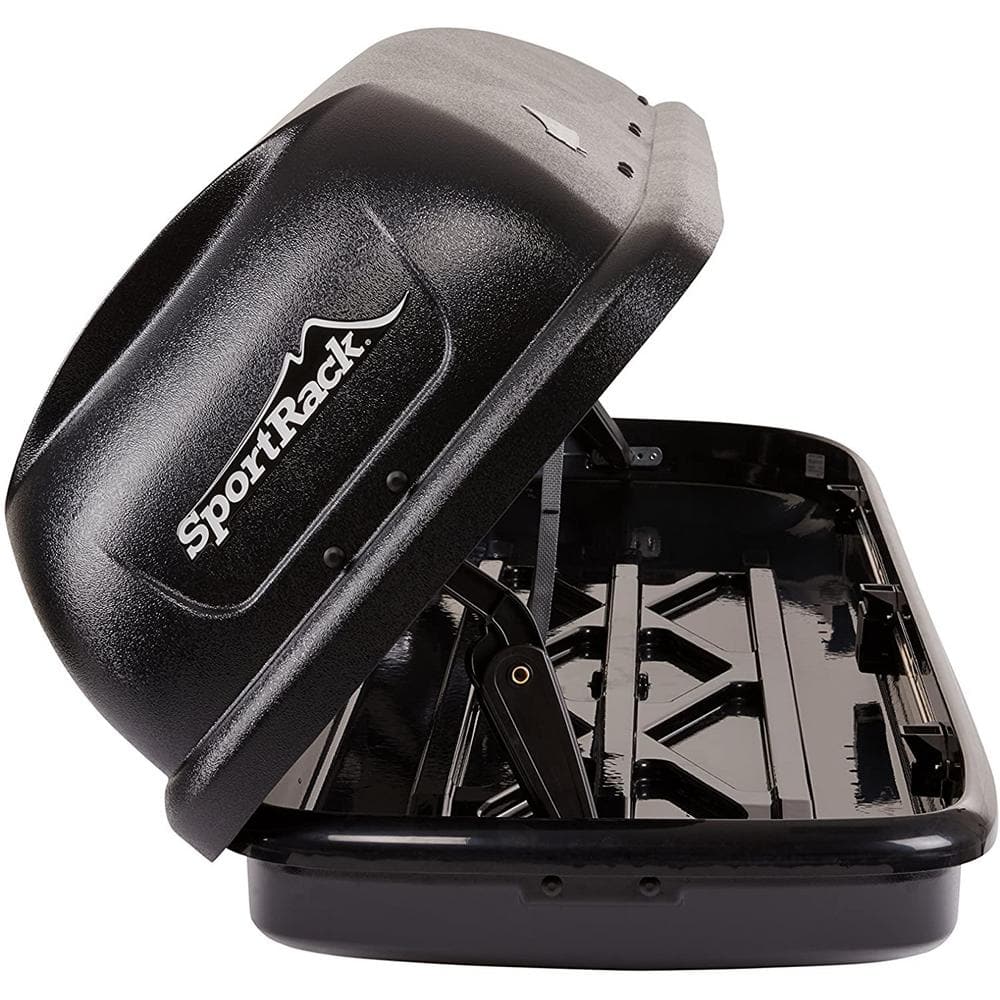 Black 11 cu. ft. ABS Plastic Roof-Mount Cargo Box