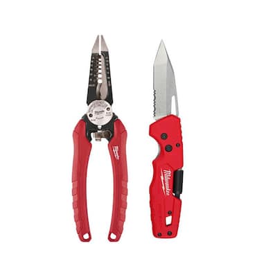 Fastback 3 in. Blade 5-in-1 Folding Knife with 6-in-1 Wire Pliers