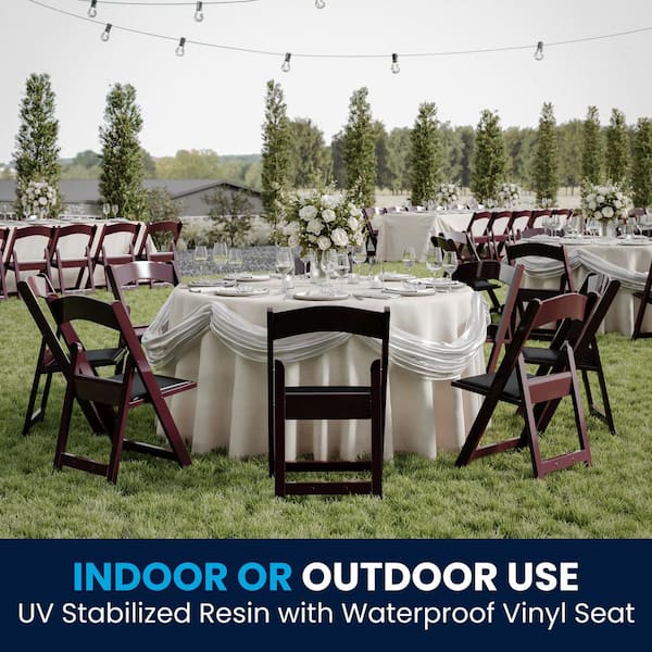 Outdoor vinyl folding chairs sale