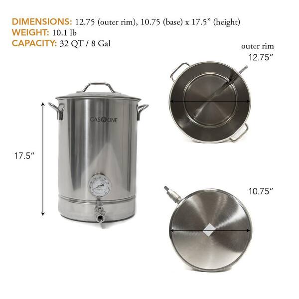 32 qt brew kettle