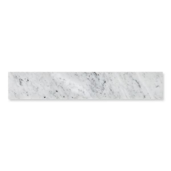 21 in. Marble Sidesplash in Carrara