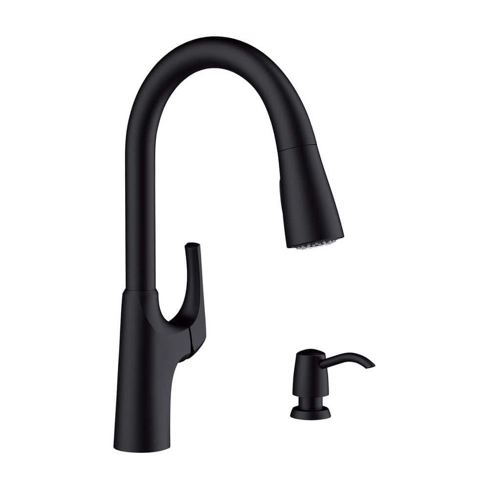 Gerber Pilsen Single Handle Pull Down Sprayer Kitchen Faucet with