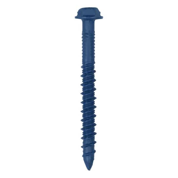 Tapcon 1/4 in. x 2-1/4 in. Hex-Washer-Head Concrete Anchors