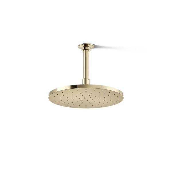 KOHLER Contemporary 1-Spray Patterns 8 in. Ceiling Mount Fixed Shower Head in Vibrant Rose Gold