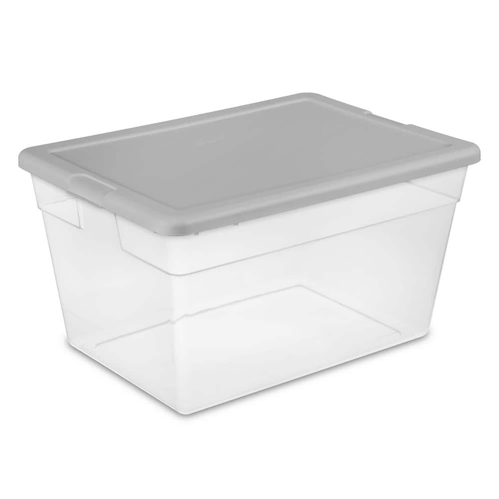 https://images.thdstatic.com/productImages/8905870f-a5f1-44bc-878b-ae33505af65a/svn/clear-base-with-cement-lid-sterilite-storage-bins-16596a08-64_1000.jpg