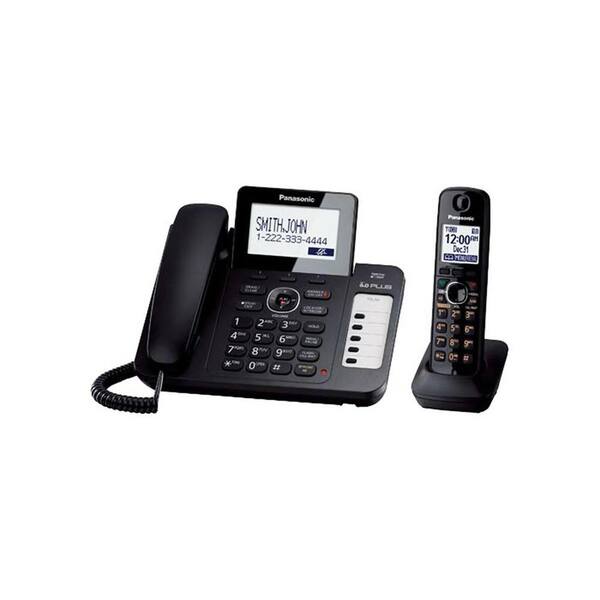 Panasonic DECT 6.0+ Corded/Cordless Phone with All-Digital Answering System, Talking CID, Speakerphone and 1 Handset