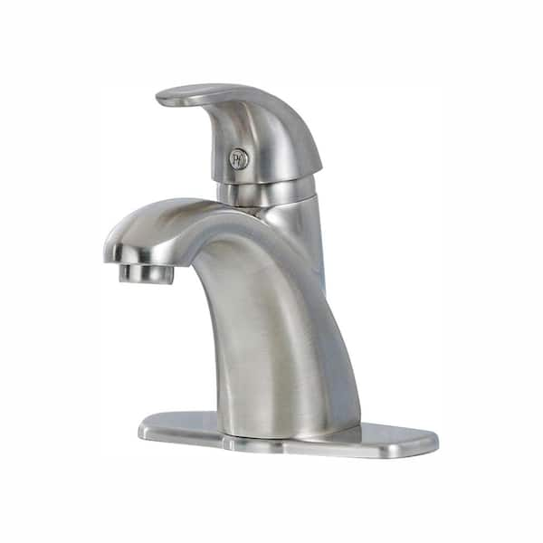 Pfister Parisa 4 in. Centerset Single-Handle Bathroom Faucet in Brushed Nickel