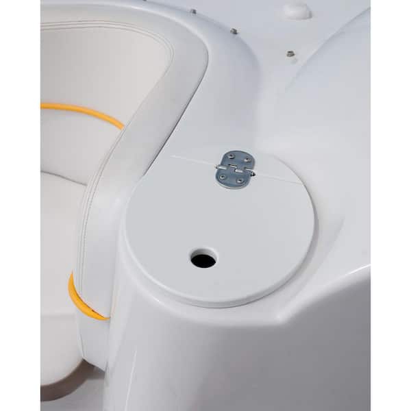3/8" Thick White HDPE Marine Board Sheet | 24x24 Textured Polyethylene Plastic - View #5