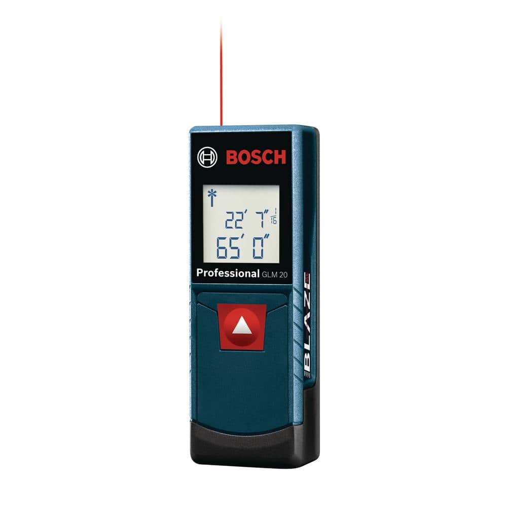 Bosch BLAZE 65 ft. Laser Distance Tape Measuring Tool with Real Time Measuring -  GLM 20 X