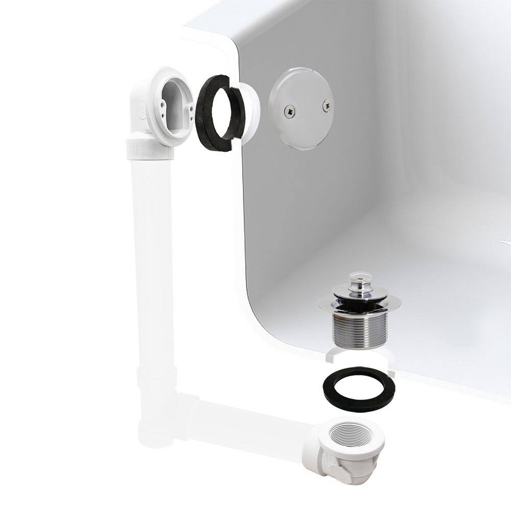 Pull and Drain Schedule 40 PVC Plumber's Pack with 2-Hole Elbow, Polished Chrome price history on PriceWatchPro