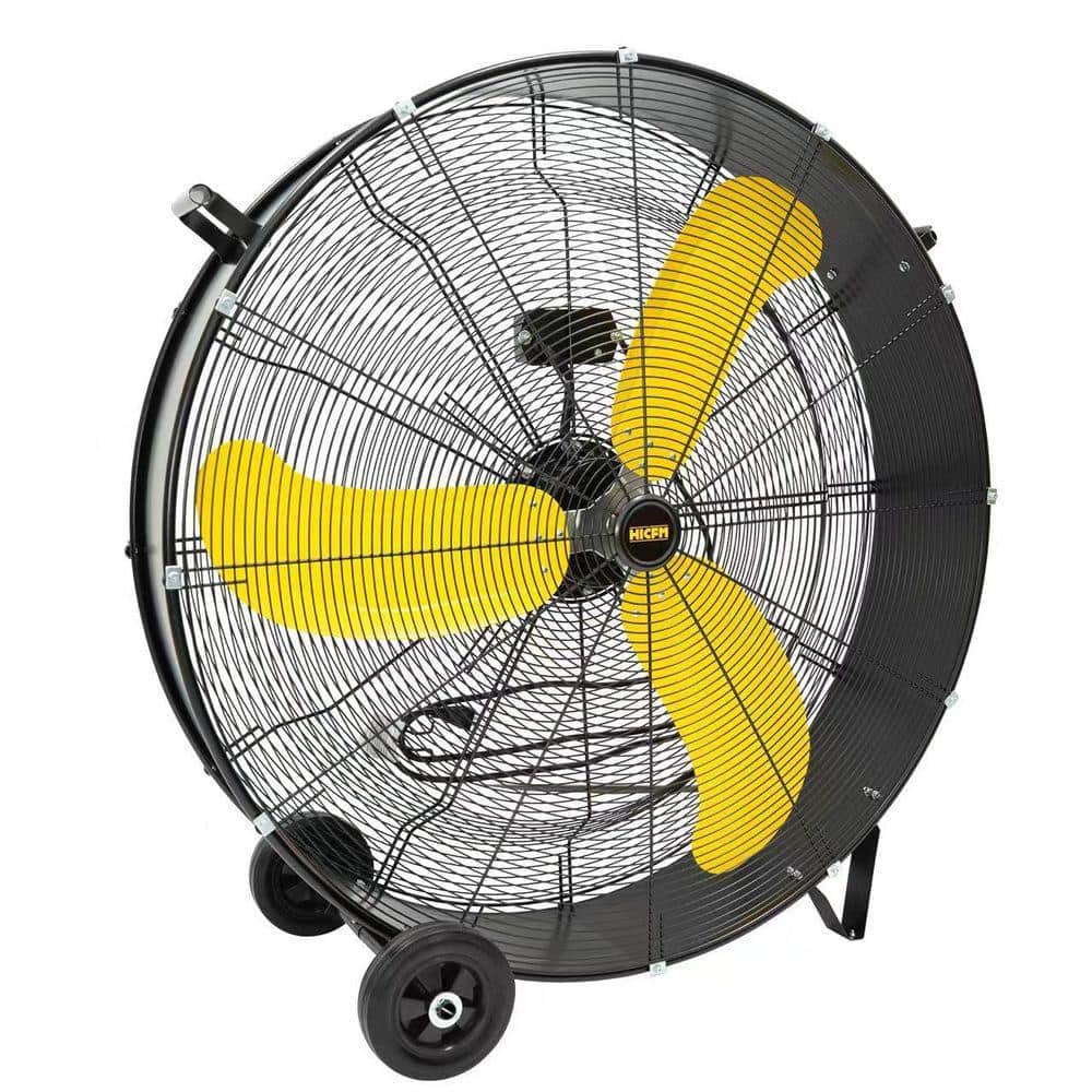 36 in. 2 Speeds Drum Fan in Black with 3/5 HP Powerful Motor for Workshop, Garage, Industrial Room price history on PriceWatchPro