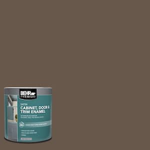 1 qt. #PPU5-18 Chocolate Swirl Satin Enamel Interior/Exterior Cabinet, Door & Trim Paint