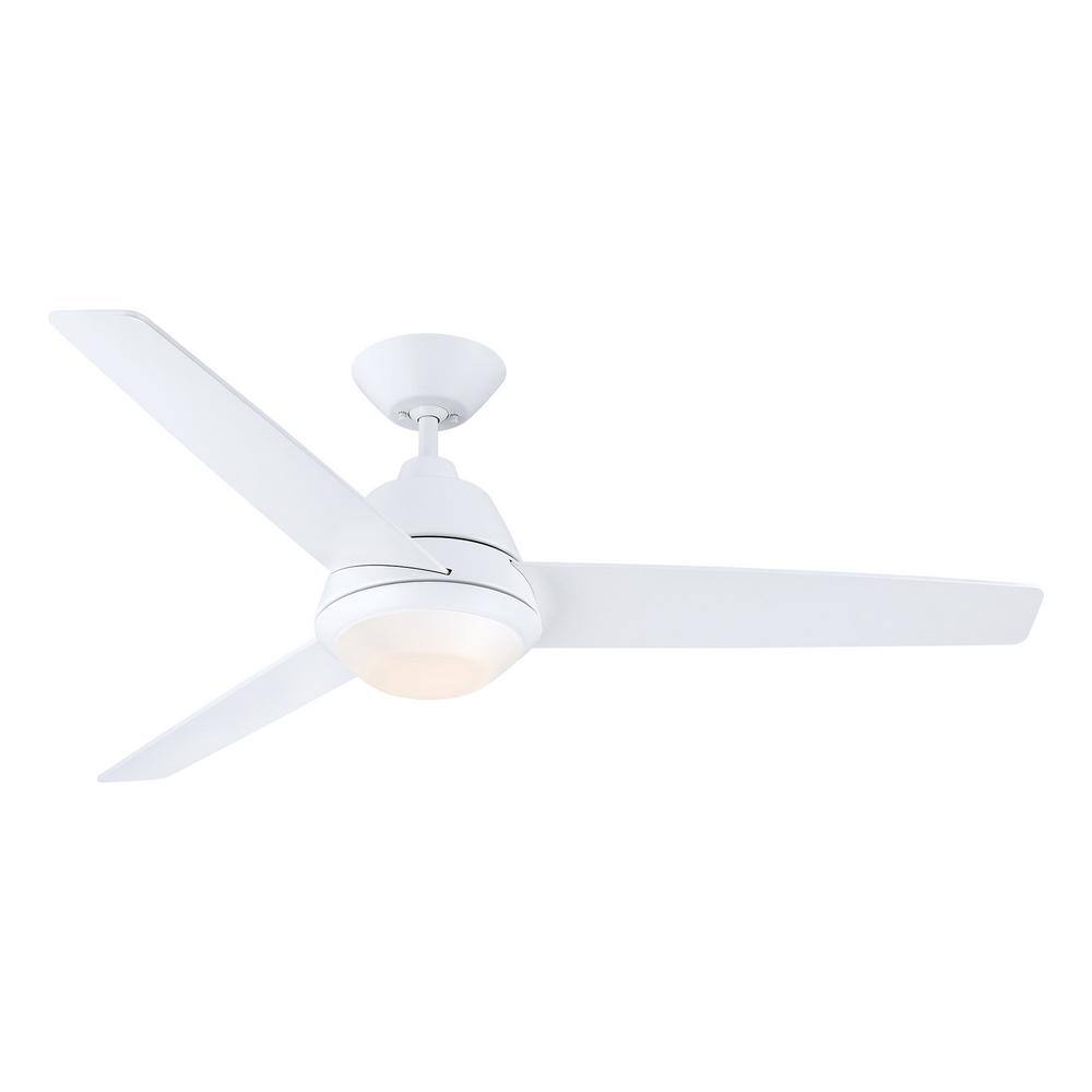 Reviews for Parrot Uncle 52 in. Indoor Integrated LED Satin White 3 ...