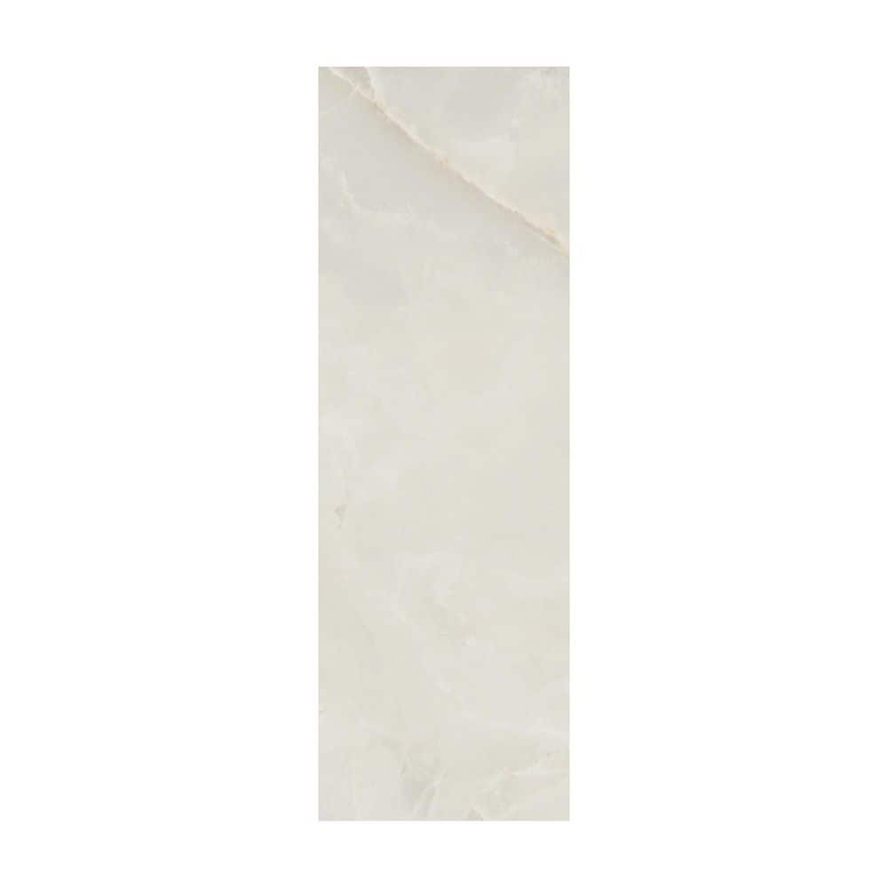 Italian Onyx White 4 in. x 12 in. Matte Marble Look Porcelain Large Format Floor and Wall Tile Sample price history on PriceWatchPro