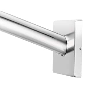 Triva 60 in. Curved Shower Rod in Chrome