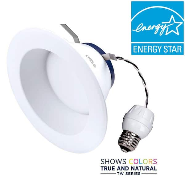 Cree TW Series 65W Equivalent Soft White (2700K) 6 in. Dimmable LED Retrofit Recessed Downlight