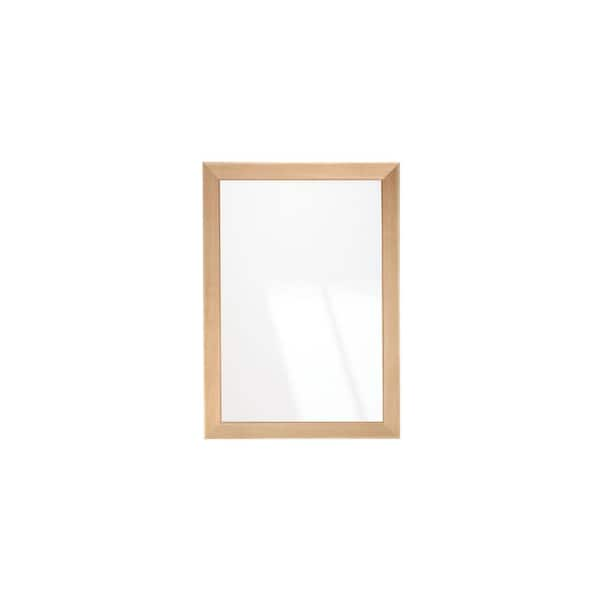 BrandtWorks Natural Maple Elegance Framed Mirror 32 in. W x 46 in. H ...