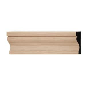 WM350 0.69 in. D x 3.5 in. W x 6 in. L Wood (Red Oak) Casing Sample