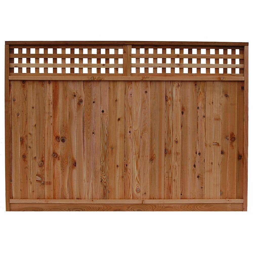 Brown Signature Development Wood Fence Panels 54244 64 1000 