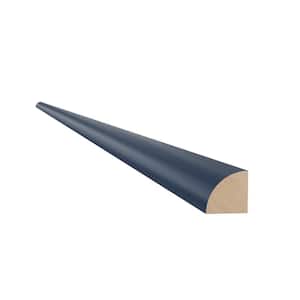 Arlington Vessel Blue Plywood Shaker Assembled Kitchen Cab Edge Quarter Round Molding 96 in W x 0.75 in D x 0.75 in H