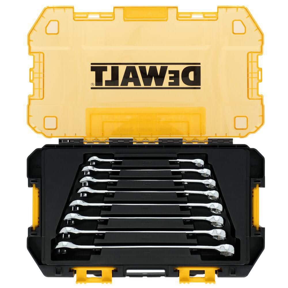 DEWALT TOUGHSERIES Metric Combination Wrench Set (8-Piece) (DWMT45426)