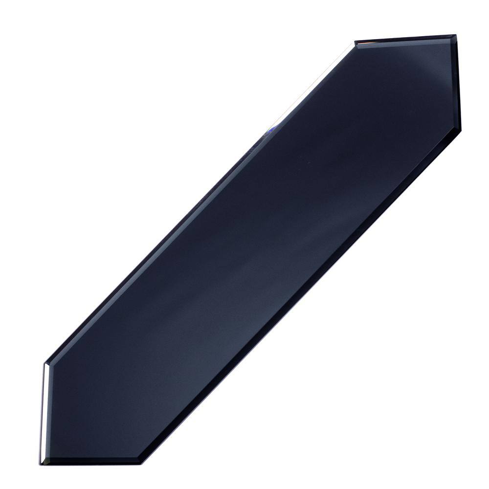 Blue Diamond Graphite Blue Beveled Picket 12 in. x 3 in. Glass Mirror Wall Tile (11.76 sq. ft./Case) price history on PriceWatchPro