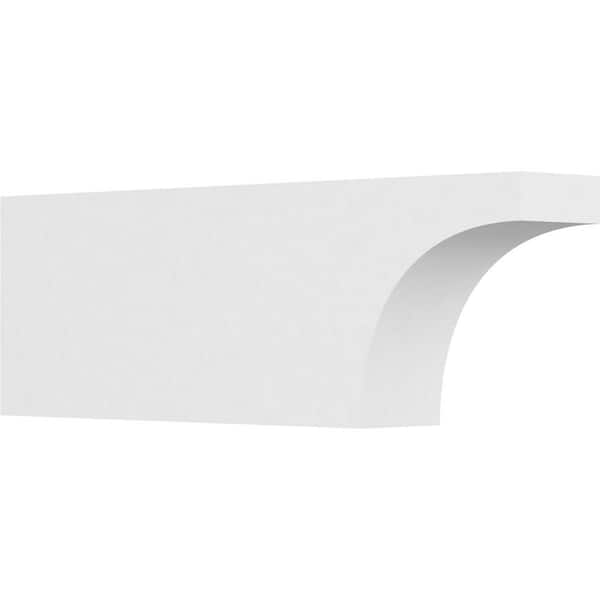 Ekena Millwork 5 in. x 10 in. x 30 in. Standard Huntington Architectural Grade PVC Rafter Tail Brace
