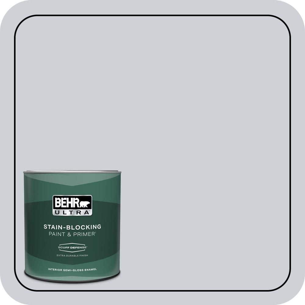1 qt. #MQ3-61 Moonlit Snow Extra Durable Semi-Gloss Enamel Interior Paint & Primer price history on PriceWatchPro