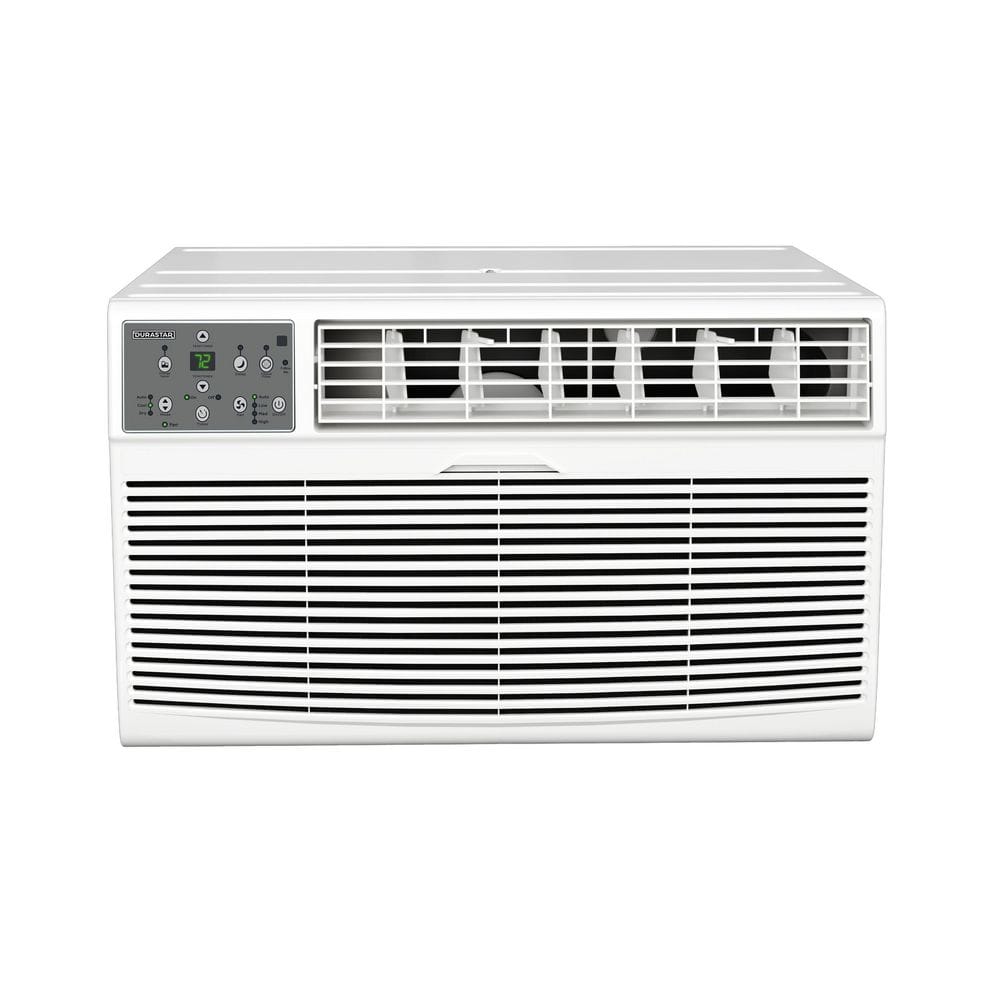 Durastar 10,000 BTU White Through-the-Wall Air Conditioner with Heater and Remote