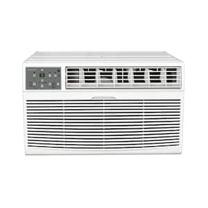 8,000 BTU 115V Window Air Conditioner Cools 350 Sq. Ft. with Heater and Remote in White