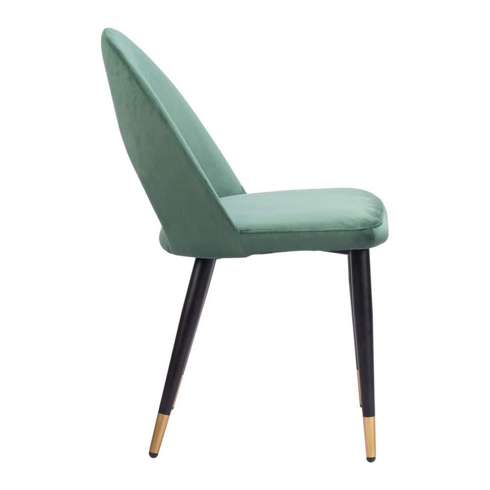 33.1 in.H Green Solid High Back Armless Dining Chair (Set of 2) price history on PriceWatchPro