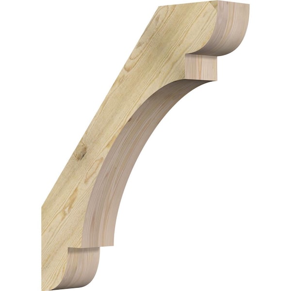 Ekena Millwork 6"W x 30"D x 36"H Olympic Rough Sawn Knee Brace, Douglas Fir