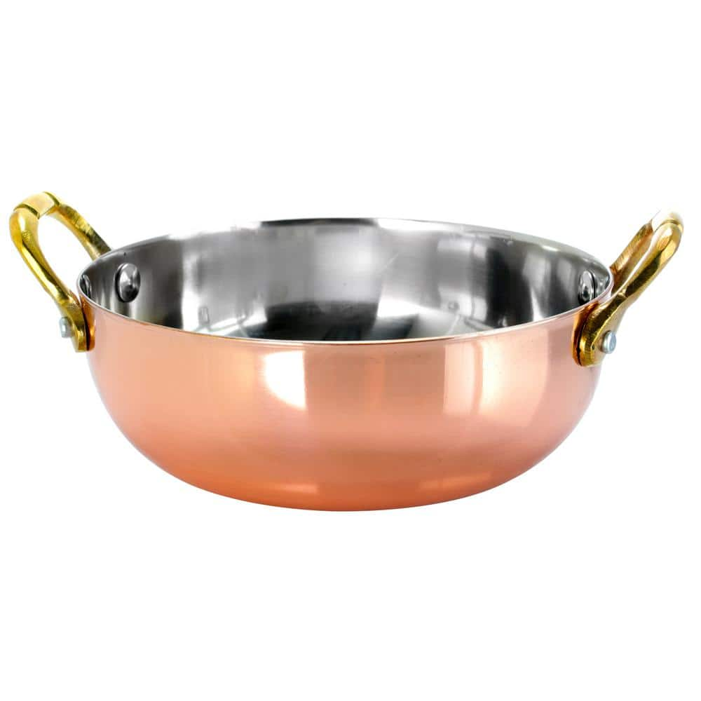 Copper Finished Aluminum Serving Bowl Set