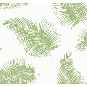 Luxe Haven Summer Fern Tossed Palm Peel and Stick Wallpaper (Covers 40.5 sq. ft.)
