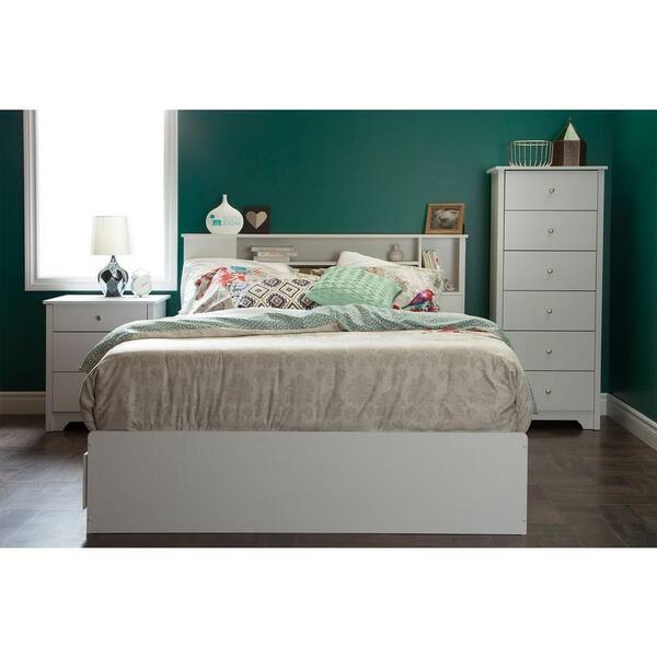 South Shore Vito 6-Drawer Pure White Chest of Drawers