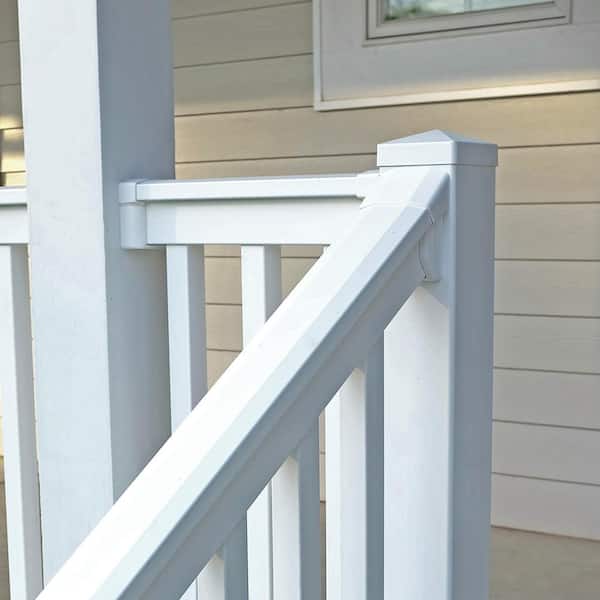 Vanderbuilt/Delray/Bellaire/Vilano White Stair Railing Bracket Kit (4-Piece)