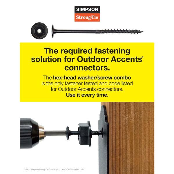 Simpson Strong-Tie Outdoor Accents Mission Collection ZMAX Simpson Strong-Tie Outdoor Accents Mission Collection ZMAX