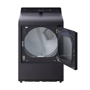 7.3 cu. ft. Vented SMART Gas Dryer in Matte Black with EasyLoad Door and Sensor Dry Technology