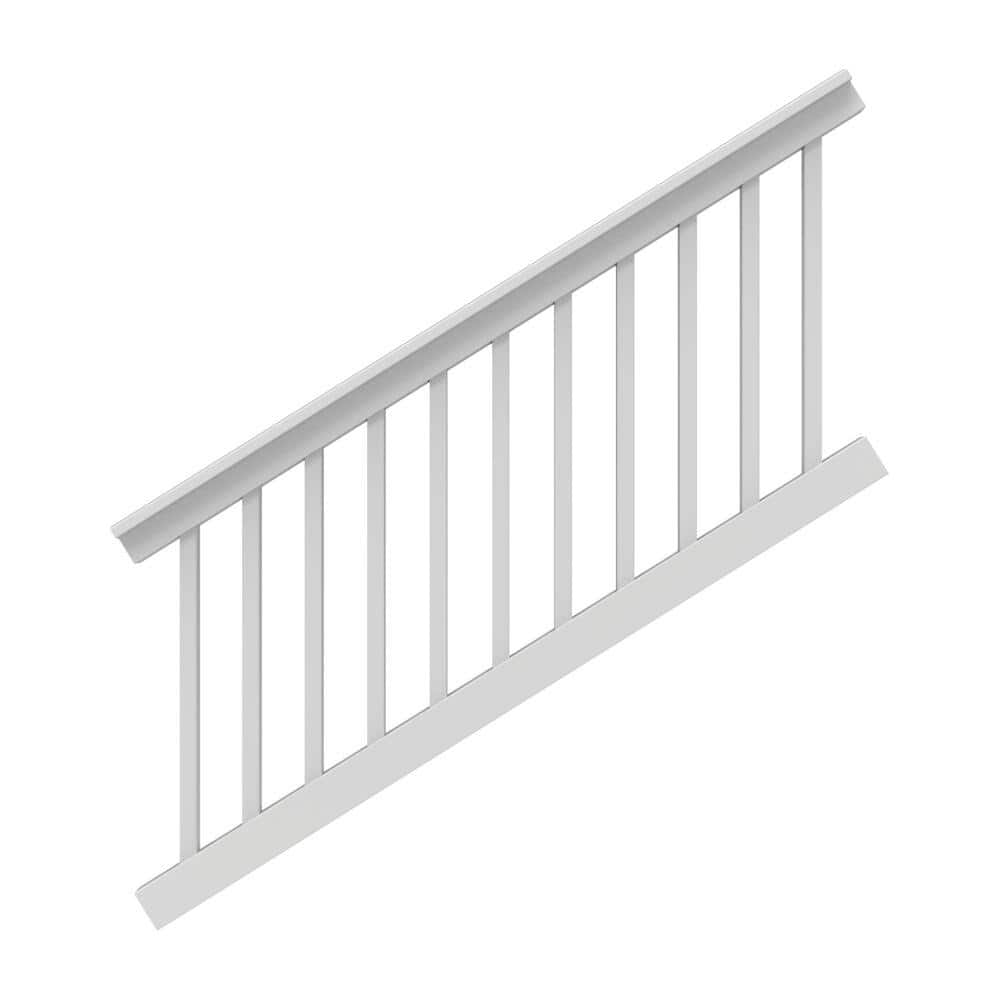 Veranda TRail 6 ft. x 36 in. Vinyl Railing Stair Kit 73045538 The Home Depot