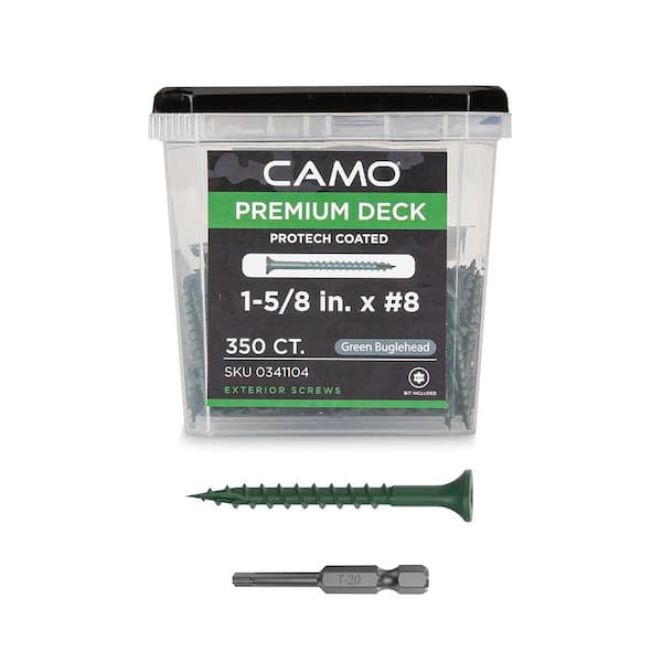 Camo 1 58 In 8 Protech Green Premium Star Drive Bugle Head Deck
