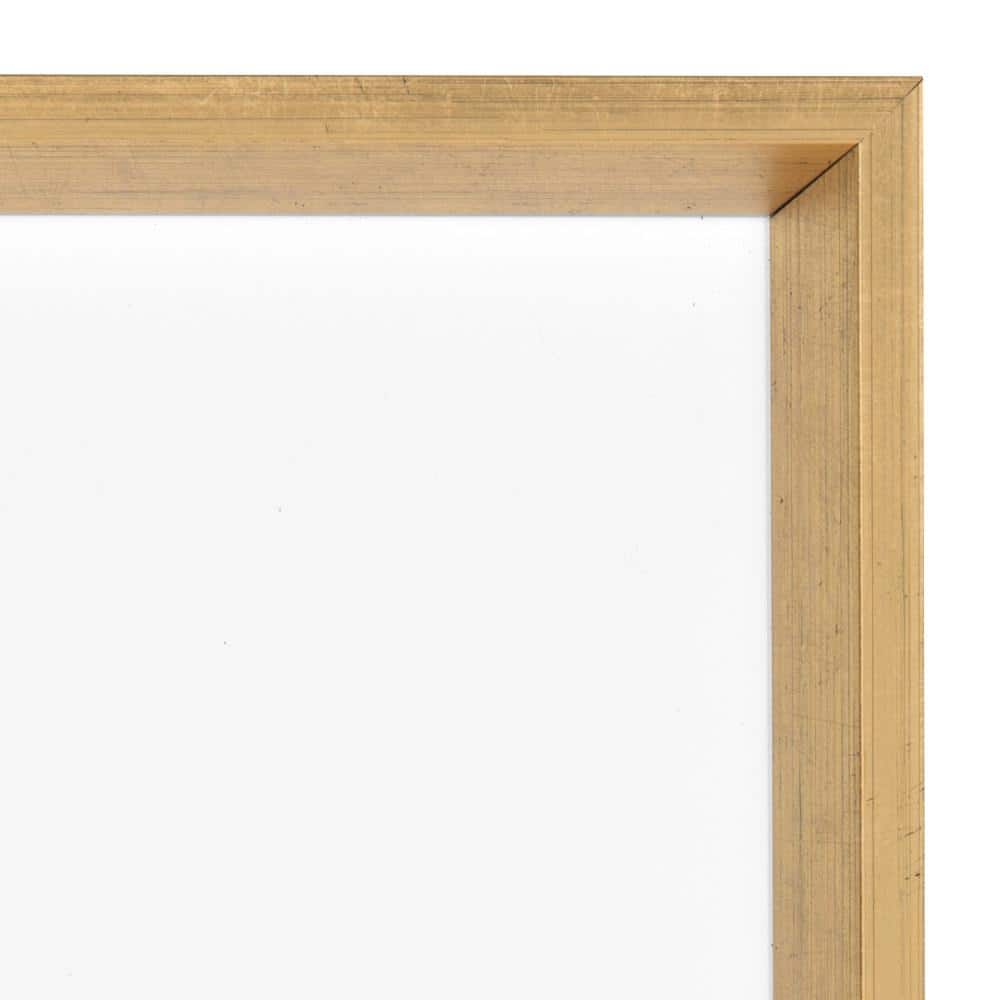 Gold Framed Magnetic Dry Erase Board, 16.5 x 25.5