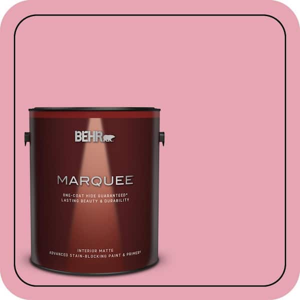 BEHR MARQUEE 1 gal. #P140-3 Love At First Sight Matte Interior Paint & Primer