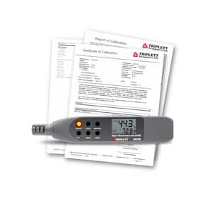 Hygro-Thermometer Pen with Dew Point and Wetbulb and Cert. of Traceability to NIST